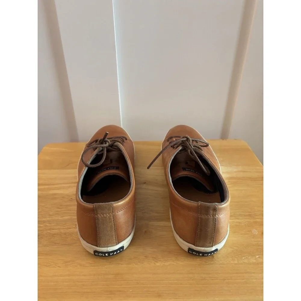 Cole Haan Men’s GrandPro Leather Sneakers Brown Casual Shoes Size 10M Lace Up